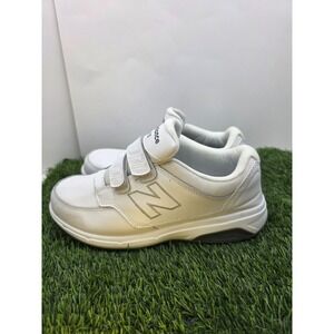 New Balance 813 Men's 7.5‎ 4E Extra Wide White Hook Loop Walking Shoes